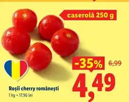 Lidl Roşii cherry româneşti Ofertă