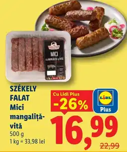 Lidl SZÉKELY FALAT Mici mangaliță- vită Ofertă