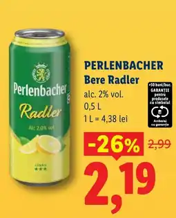 Lidl PERLENBACHER Bere Radler Ofertă