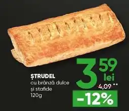 PROFI Ștrudel cu brânză dulce și stafide Ofertă