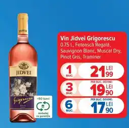 Carrefour Vin Jidvei Grigorescu Ofertă