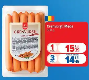 Carrefour Crenvurști Meda Ofertă