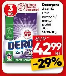 PROFI Detergent de rufe Dero Ofertă