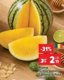 Carrefour Pepene cu miez galben Ofertă