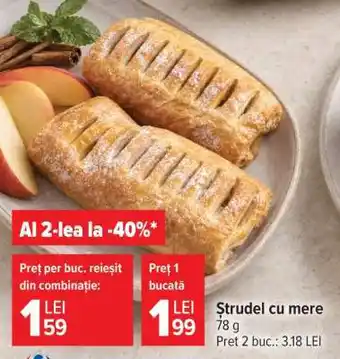 Carrefour Strudel cu mere Ofertă