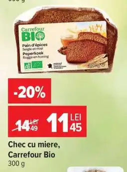 Carrefour Chec cu miere, Carrefour Bio Ofertă
