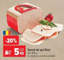 Carrefour Șuncă de pui Sissi Ofertă