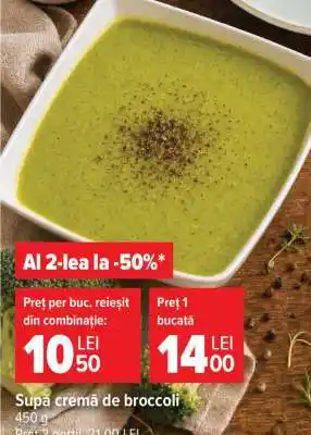 Carrefour Supă cremă de broccoli Ofertă