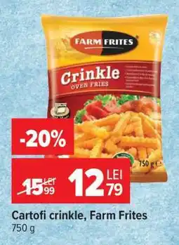 Carrefour Cartofi crinkle Farm Frites Ofertă