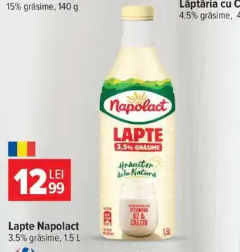 Carrefour Lapte Napolact Ofertă