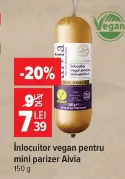 Carrefour Înlocuitor vegan pentru mini parizer Aivia Ofertă