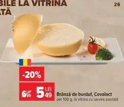Carrefour Brânză de burduf Covalact Ofertă