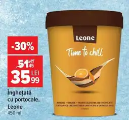 Carrefour Înghețată cu portocale, Leone Ofertă