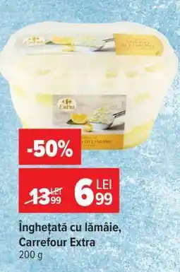 Carrefour Înghețată cu lămâie Carrefour Extra Ofertă