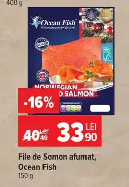 Carrefour File de somon afumat Ocean Fish Ofertă