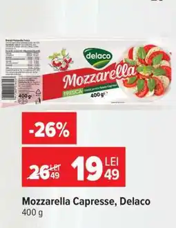 Carrefour Mozzarella Capresse Delaco Ofertă