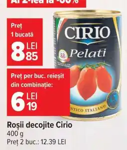 Carrefour Roșii decojite Cirio Ofertă