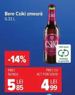 Carrefour Bere Csiki Zmeură Ofertă
