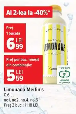 Carrefour Limonadă Merlin’s Ofertă