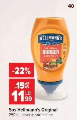 Carrefour Sos Hellmann’s Original Ofertă