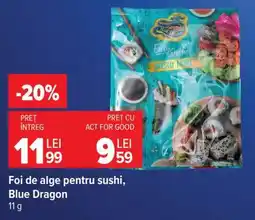 Carrefour Foi de alge pentru sushi, Blue Dragon Ofertă