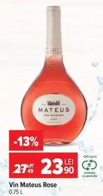 Carrefour Vin Mateus Rose Ofertă