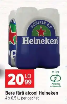 Carrefour Bere fără alcool Heineken Ofertă