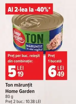 Carrefour Ton mărunțit Home Garden Ofertă