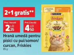 Carrefour Hrană umedă pentru pisici cu pui/somon/curcan, Friskies Ofertă