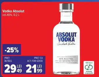 Carrefour Vodka Absolut Ofertă