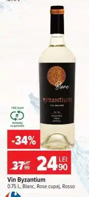 Carrefour Vin Byzantium Ofertă