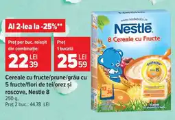 Carrefour Nestle 8 cereale cu fructe Ofertă