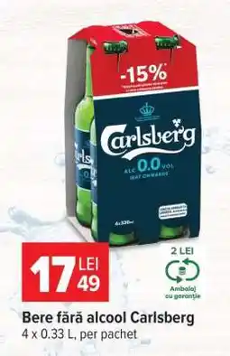Carrefour Bere fără alcool Carlsberg Ofertă