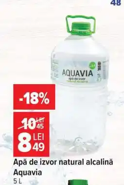 Carrefour Apă de izvor natural alcalină Aquavia Ofertă