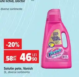 Carrefour Soluție pete, Vanish Ofertă