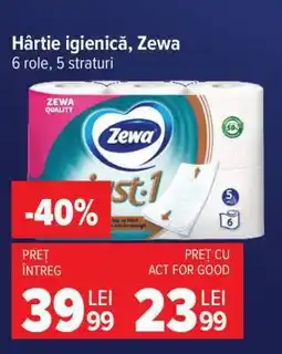 Carrefour Hârtie igienică, Zewa Ofertă