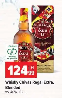 Carrefour Whisky Chivas Regal Extra, Blended Ofertă