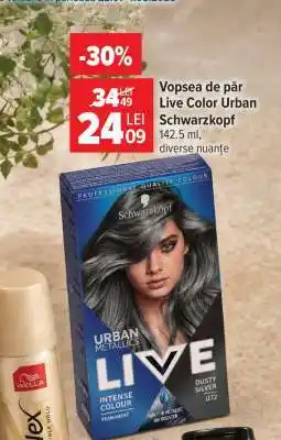 Carrefour Vopsea de păr Live Color Urban, Schwarzkopf Ofertă