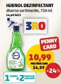 Penny IGIENOL Dezinfectant Ofertă