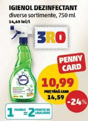 Penny IGIENOL Dezinfectant Ofertă