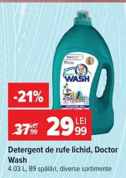 Carrefour Detergent de rufe lichid, Doctor Wash Ofertă