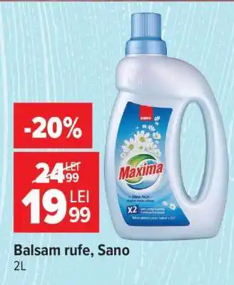 Carrefour Balsam rufe, Sano Ofertă