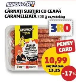 Penny Cârnați subțiri cu ceapă caramelizată Ofertă