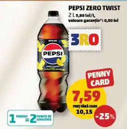 Penny Pepsi Zero Twist Ofertă