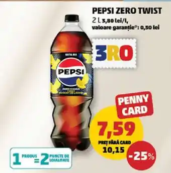 Penny Pepsi Zero Twist Ofertă