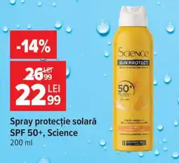 Carrefour Spray protecție solară SPF 50+, Science Ofertă