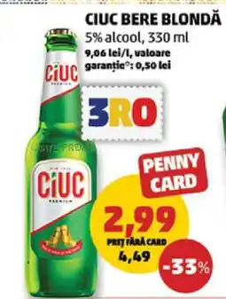 Penny CIUC Bere blondă Ofertă