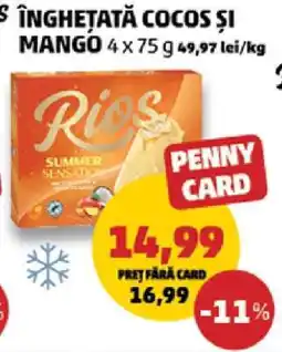 Penny Înghețată Cocos și Mango Ofertă