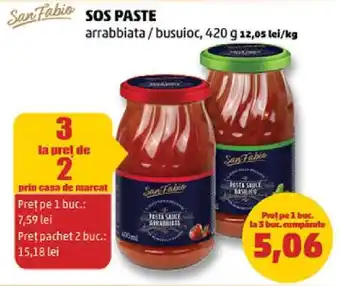 Penny SOS PASTE arrabbiata / busuioc Ofertă