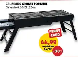 Penny GRUNBERG GRĂTAR PORTABIL Ofertă